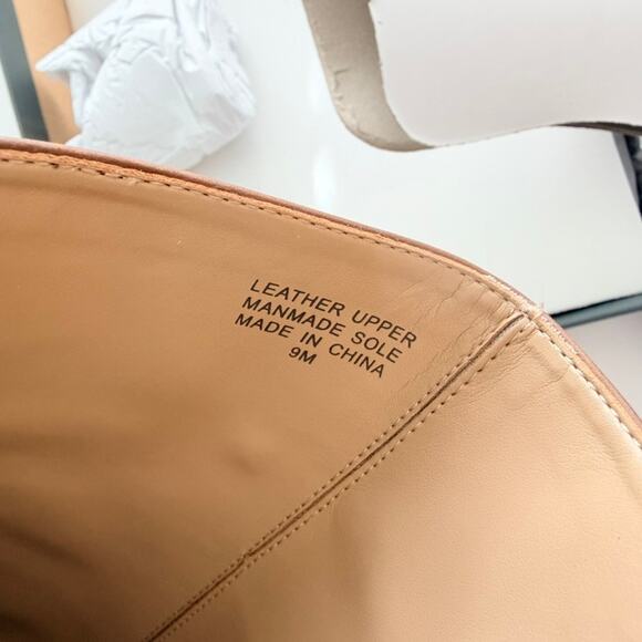 Ann Taylor Ladies Equestrian Tall Riding Boots NEW Size 9 Leather Pecan Brown - Picture 6 of 7